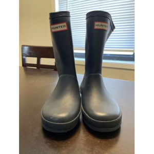 HUNTER KIDS BLUE RAIN BOOTS SIZE US 11B/12G Boys Girls Unisex UK Size 10 EU28